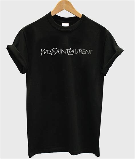 t shirt logo ysl|ysl t shirt price.